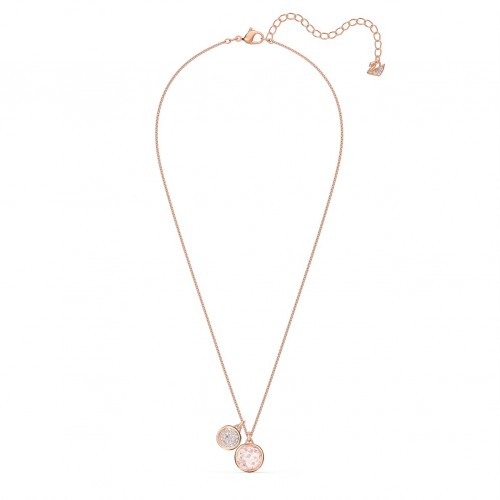 SWAROVSKI Tahlia Double Pendant Pink Rose Gold Tone Plated 5564908