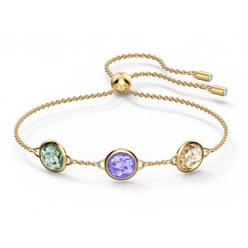 SWAROVSKI Tahlia Bracelet Multi-Colored Gold Tone Plated 5565550