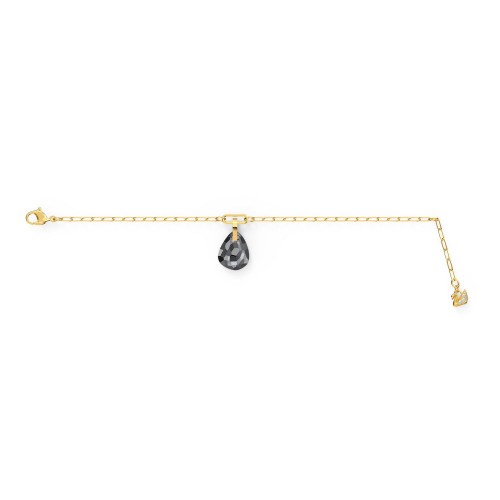 SWAROVSKI T Bar Bracelet Grey Gold Tone Plated 5566149