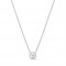 SWAROVSKI Angelic Round Pendant White Rhodium Plated 5567931