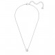 SWAROVSKI Angelic Round Pendant White Rhodium Plated 5567931