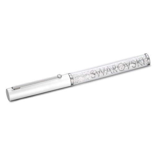 SWAROVSKI Gloss Ballpoint White Chrome Pen 5568761