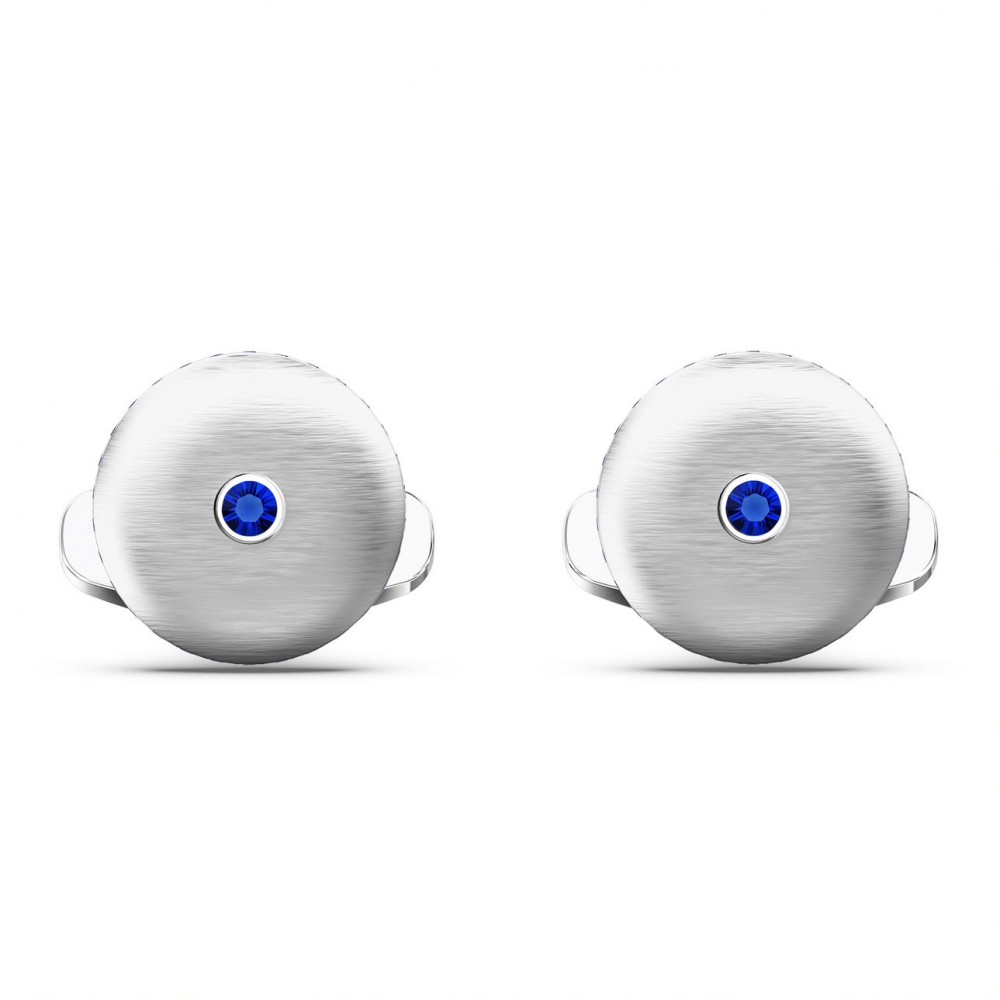 SWAROVSKI Theo Water Element Cufflinks Blue Rhodium Plated 5569063