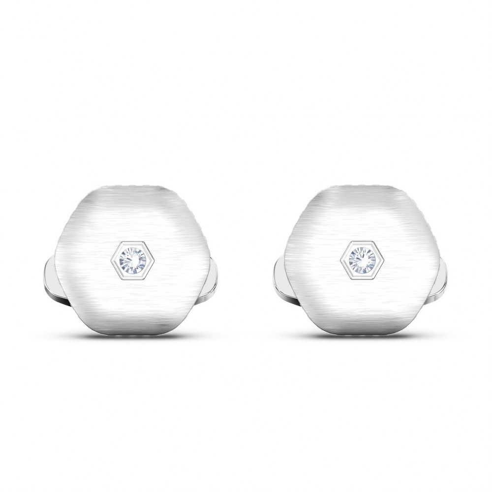 SWAROVSKI Theo Air Element Cufflinks White Rhodium Plated 5569154