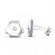 SWAROVSKI Theo Air Element Cufflinks White Rhodium Plated 5569154