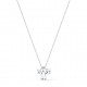 SWAROVSKI Attract Cluster Pendant White Rhodium Plated 5571077