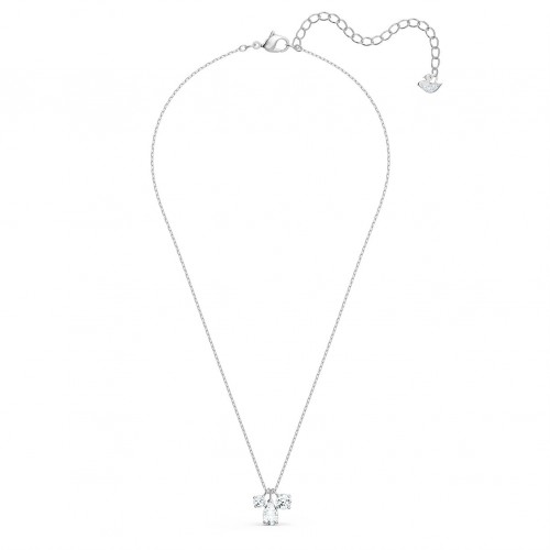 SWAROVSKI Attract Cluster Pendant White Rhodium Plated 5571077