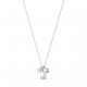 SWAROVSKI Attract Cluster Pendant White Rhodium Plated 5571077