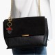 SWAROVSKI Charm Bag Minnie Black Gold Tone Plated 5572567