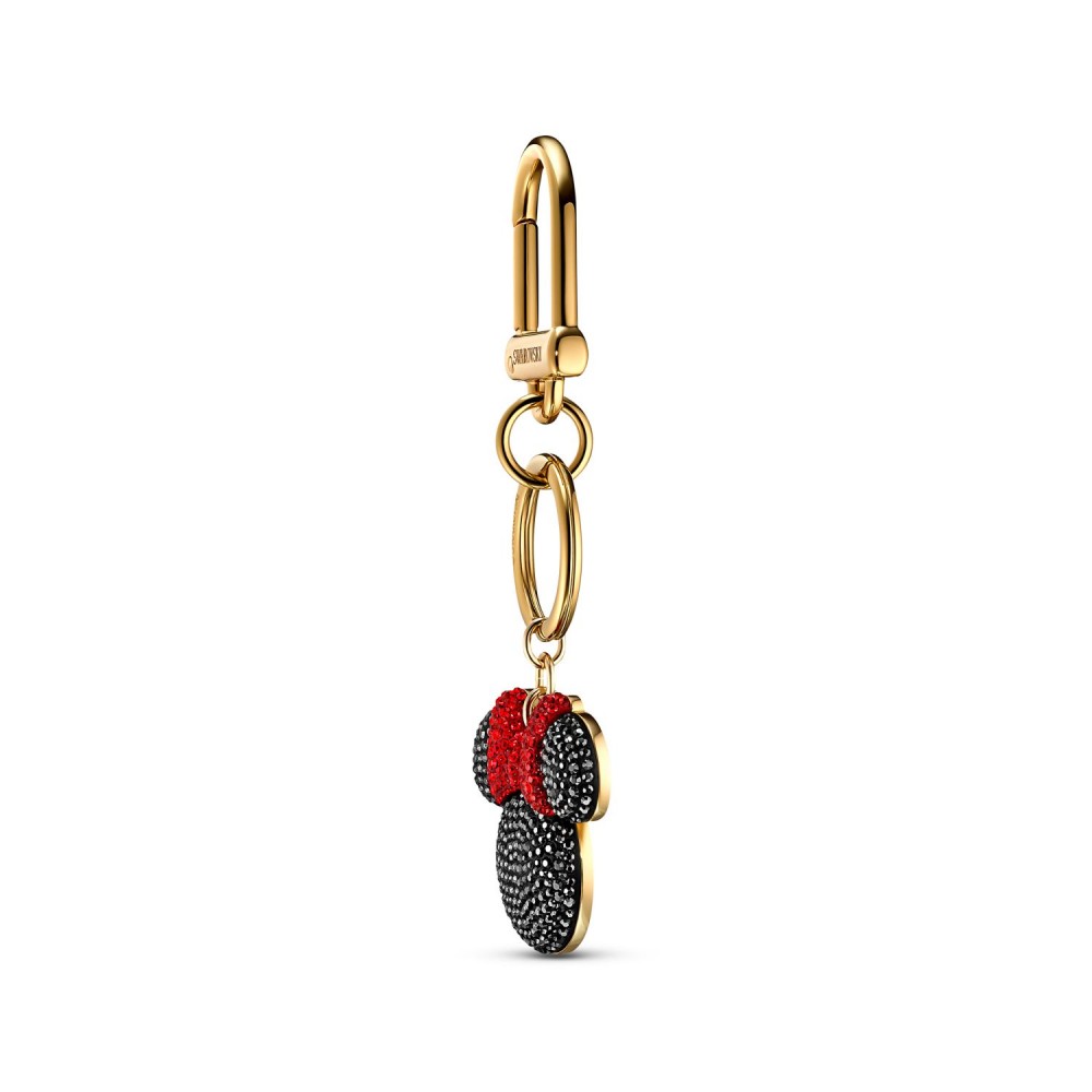 SWAROVSKI Charm Bag Minnie Black Gold Tone Plated 5572567