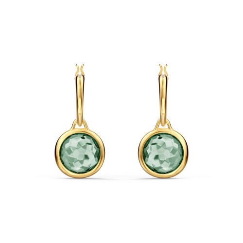 SWAROVSKI Tahlia Mini Hoop Pierced Earrings Gold Tone Plated 5572587