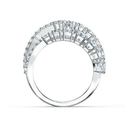 SWAROVSKI Twist Wrap Ring White Rhodium Plated 5584646