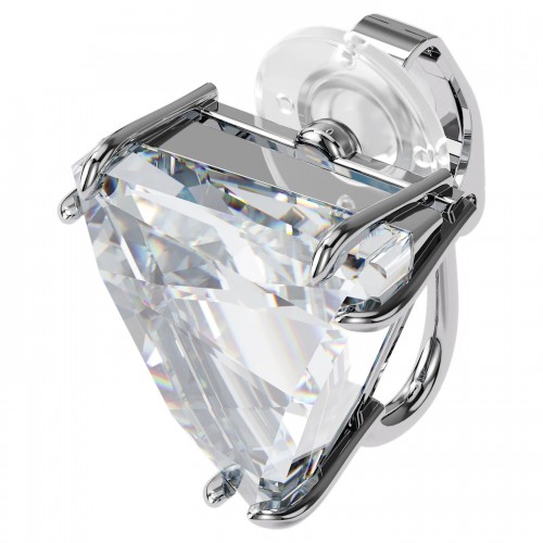 SWAROVSKI Mesmera Clip Earring Single Delta White Rhodium Plated 5600753