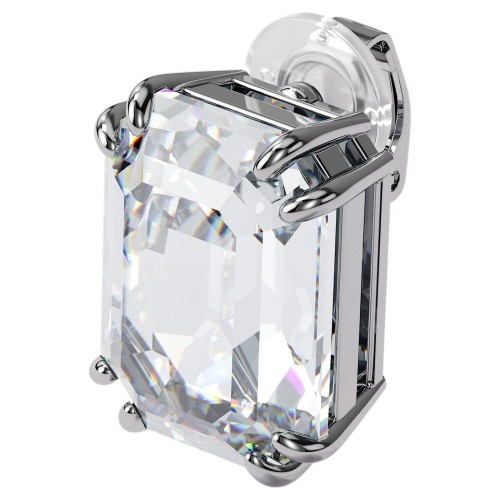 SWAROVSKI Mesmera Clip Earring Single Octagon White Rhodium Plated 5600860