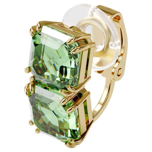 SWAROVSKI Millenia Ear Cuff Single Green Gold Tone Plated 5602389