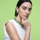 SWAROVSKI Millenia Ear Cuff Single Green Gold Tone Plated 5602389