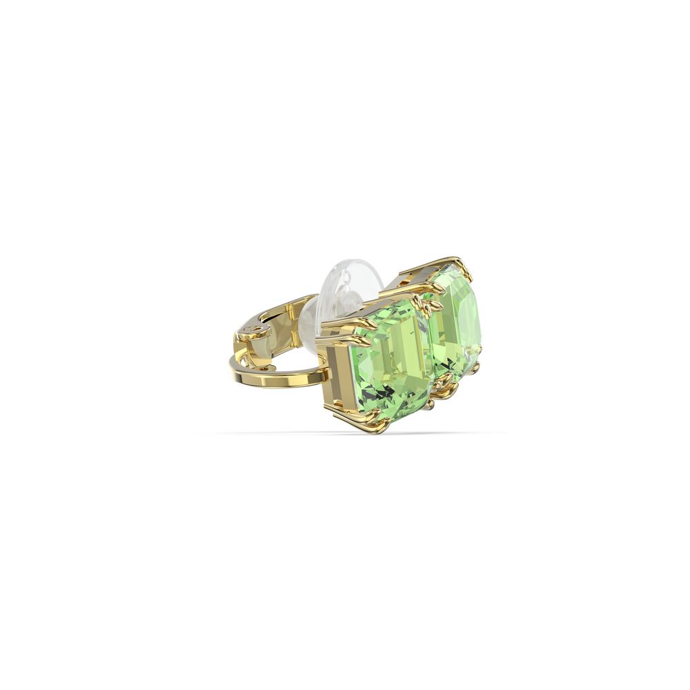 SWAROVSKI Millenia Ear Cuff Single Green Gold Tone Plated 5602389