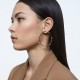 SWAROVSKI Constella Hoop Earrings White Rose Gold Tone Plated 5609706
