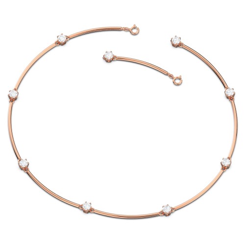 SWAROVSKI Constella Necklace White Rose Gold Tone Plated 5609710