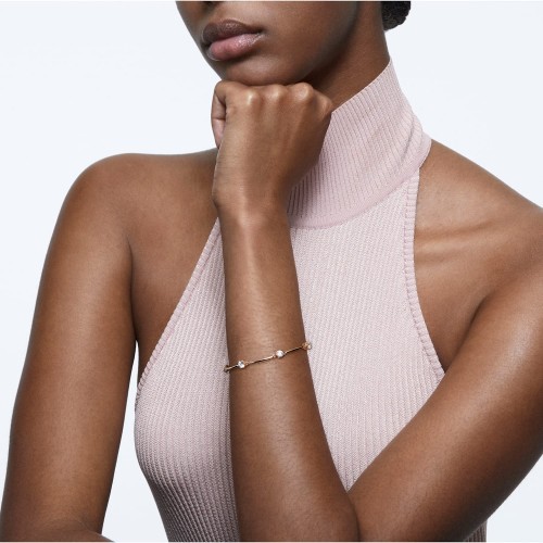 SWAROVSKI Constella Bangle White Rose Gold Tone Plated 5609711