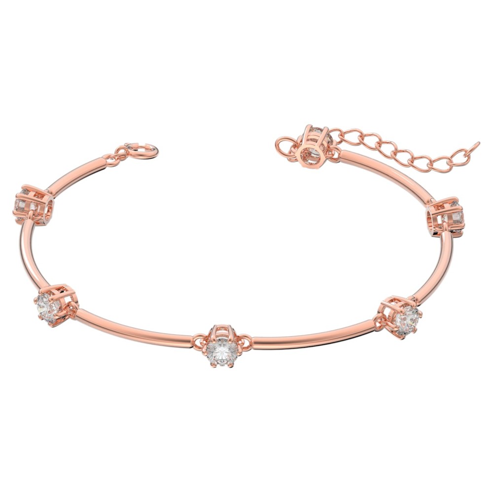 SWAROVSKI Constella Bangle White Rose Gold Tone Plated 5609711