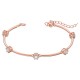 SWAROVSKI Constella Bangle White Rose Gold Tone Plated 5609711