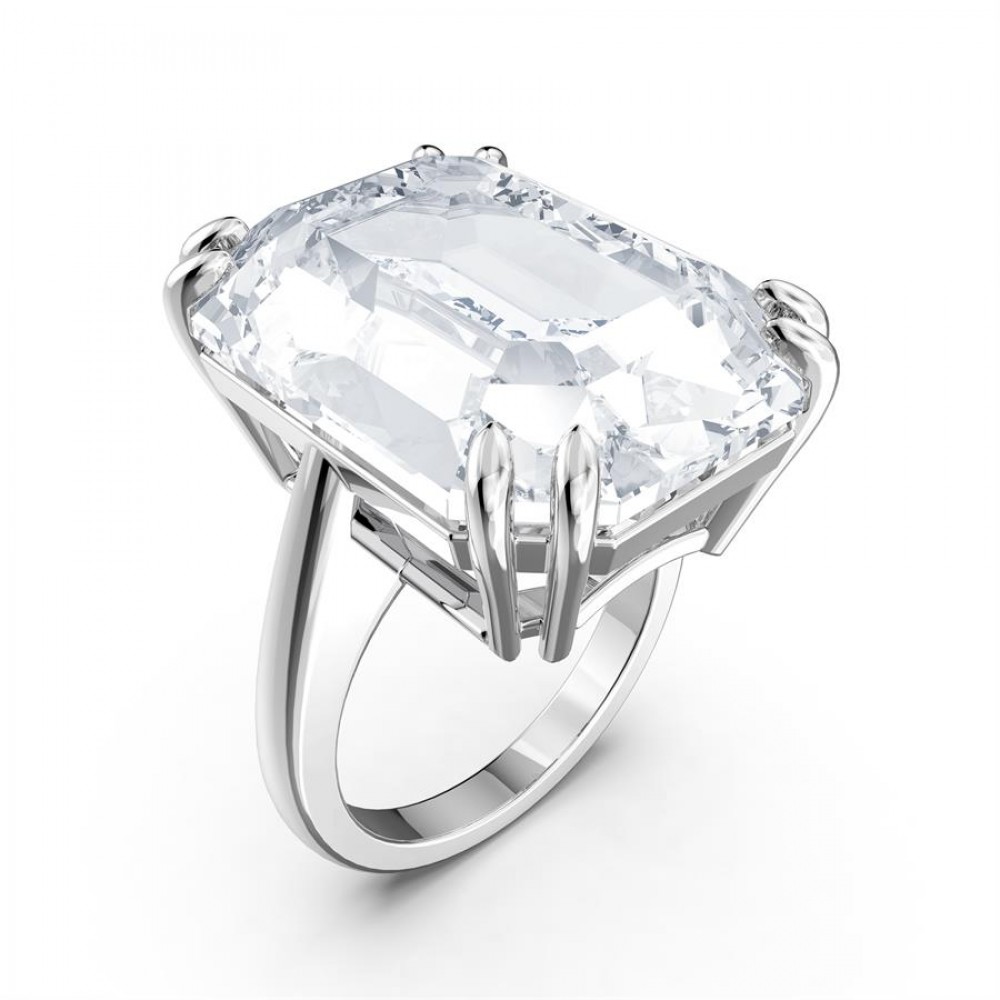 SWAROVSKI Mesmera Cocktail Ring White Rhodium Plated 5610381