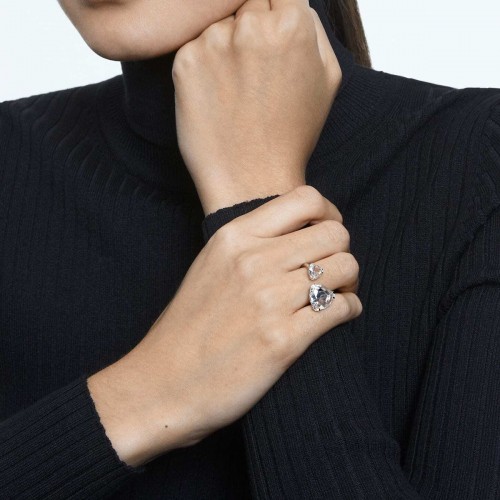SWAROVSKI Millenia Coctail Ring Triangle Cut White Rhodium Plated 5610390