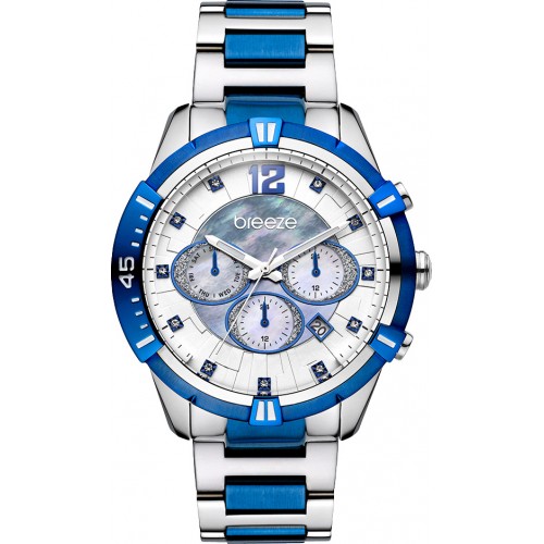 BREEZE Skylander Stainless Steel Bracelet Chronograph 610811.3