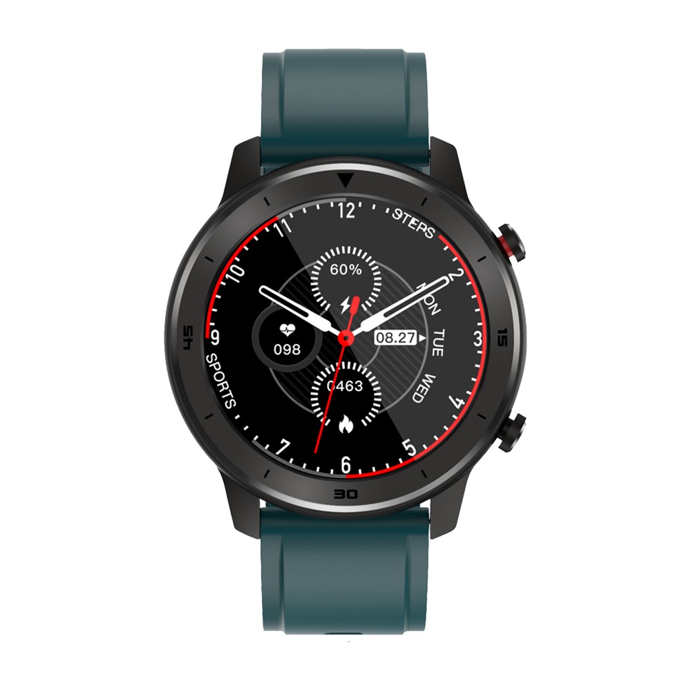 DAS.4 SQ12 Smartwatch Green Rubber Strap 80022