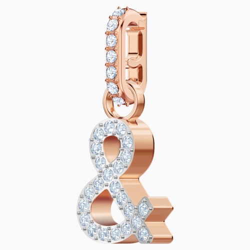 SWAROVSKI Remix Collection "&" Charm Rose Gold Tone Plated 5441403