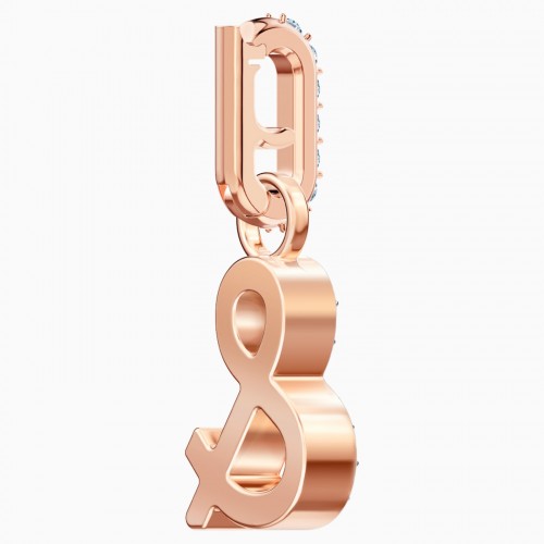 SWAROVSKI Remix Collection "&" Charm Rose Gold Tone Plated 5441403