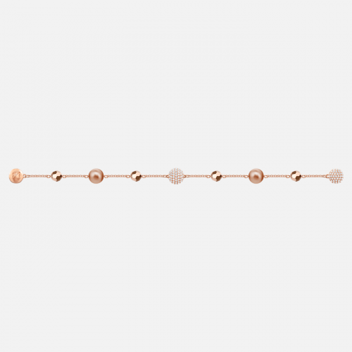 SWAROVSKI Remix Collection Strand Multi-Colored Rose Gold Tone Plated 5451040