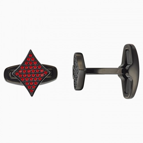 SWAROVSKI Unisex Tarot Magic Cufflinks Red Black PVD 5504779