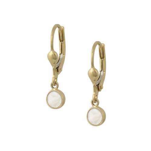 14Κ Χρυσά Σκουλαρίκια με Φίλντισι SK6138O