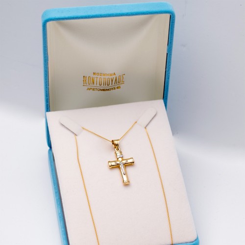 14K Χρυσός Σταυρός ST41101