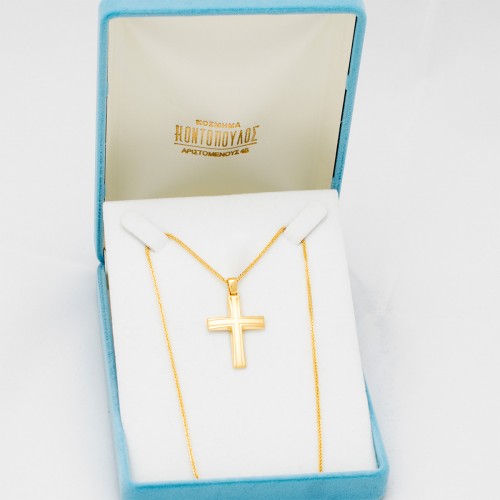 14K Χρυσός Σταυρός ST611KG1