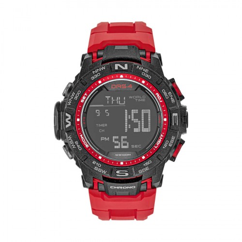 DAS.4 LD10 Κόκκινο LCD Smartwatch