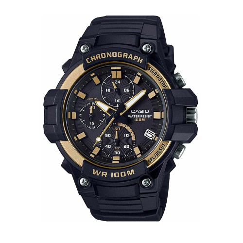 CASIO Collection Black Rubber Strap MCW-110H-9A