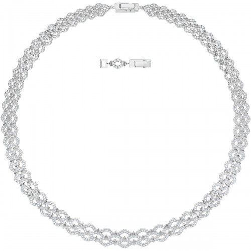 SWAROVSKI Lace Necklace White Rhodium Plated 5374578