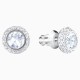 SWAROVSKI Angelic Pierced Earrings White Rhodium Plated  1081942