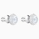 SWAROVSKI Angelic Pierced Earrings White Rhodium Plated  1081942