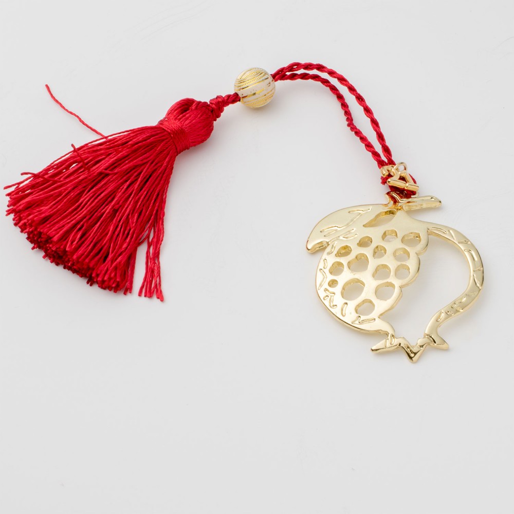 Γούρι Σπιτιού 2021 "Ρόδι" Επιχρυσωμένο G2112